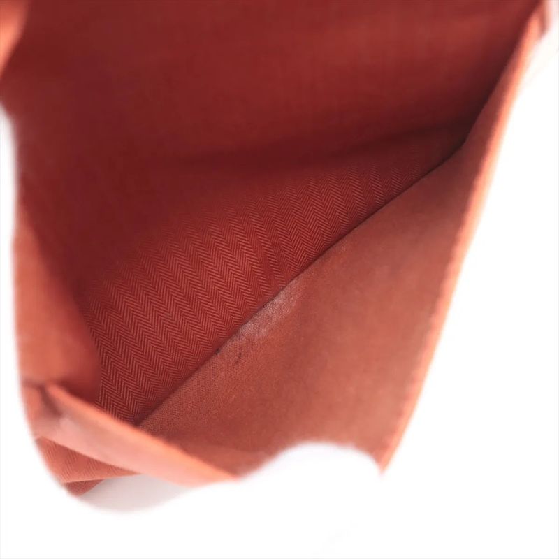 Hermes Acapulco Bassus Twirl Chevron Leather Shoulder Bag Crossbody Messenger