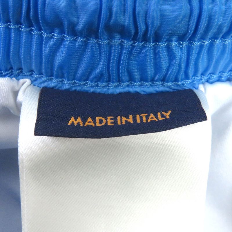 Louis Vuitton 21AW Water Monogram Boardshorts Shorts Light Blue XS Made In