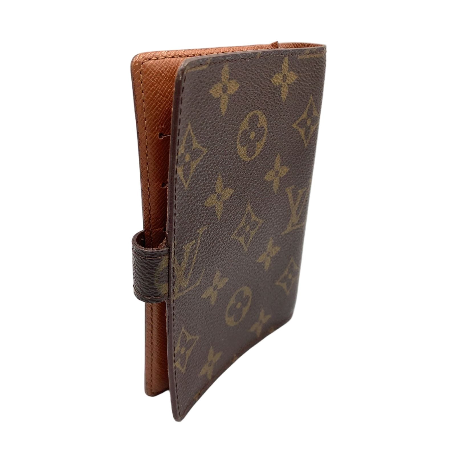Louis Vuitton Agenda PM Monogram Brown Notebook Cover Gold — view 2