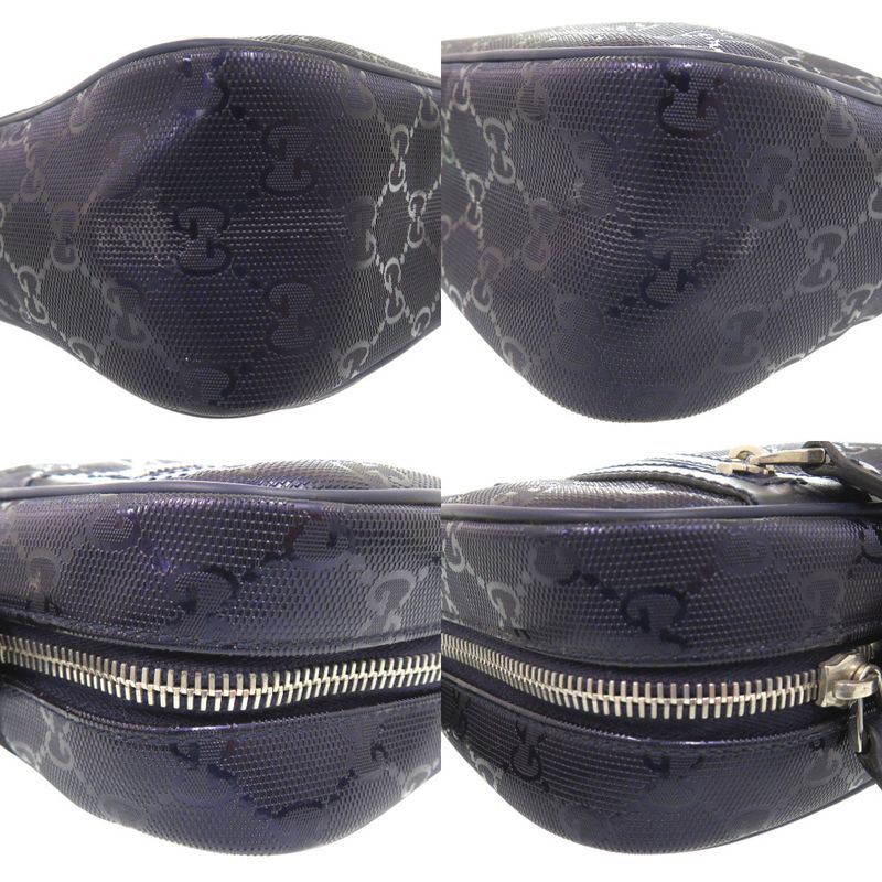 Gucci GG Imprime Shoulder Bag Crossbody 233268 497717 PVC Purple 0470 Gucci