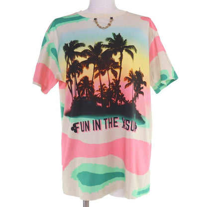 Louis Vuitton Cotton Epi Print Palm Tree Short Sleeve T-Shirt Multicolor