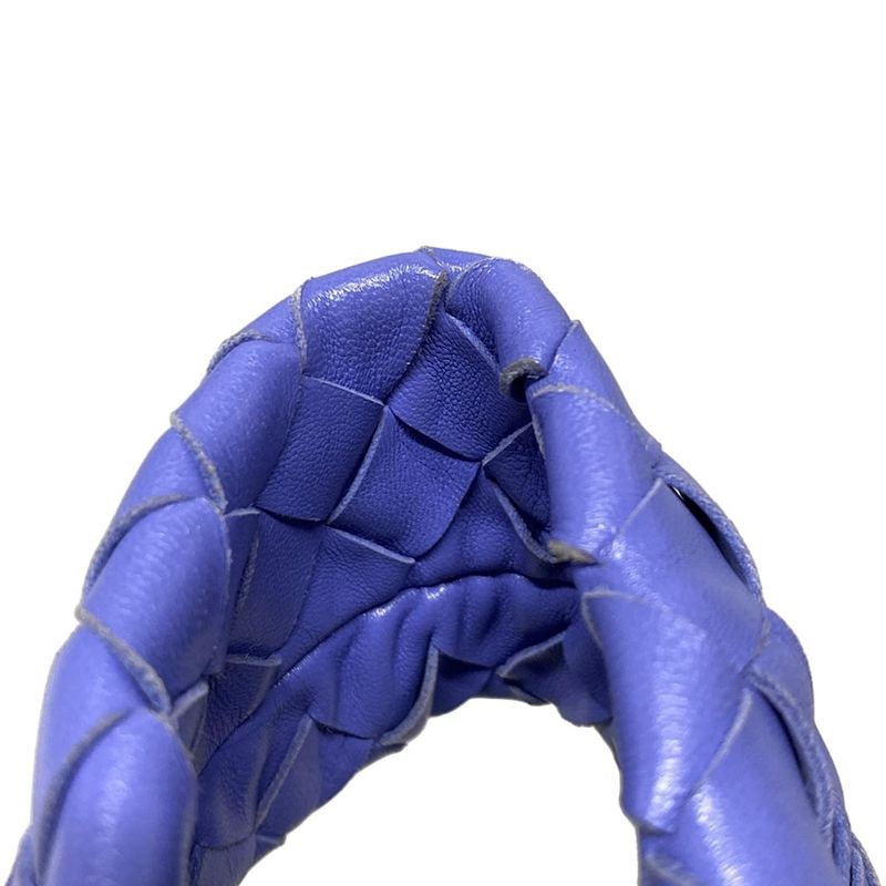 Bottega Veneta Handbag The Twist/maxi Intrecciato Blue Leather