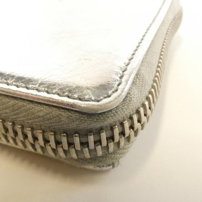 Balenciaga Paper Wallet Leather Silver — view 4