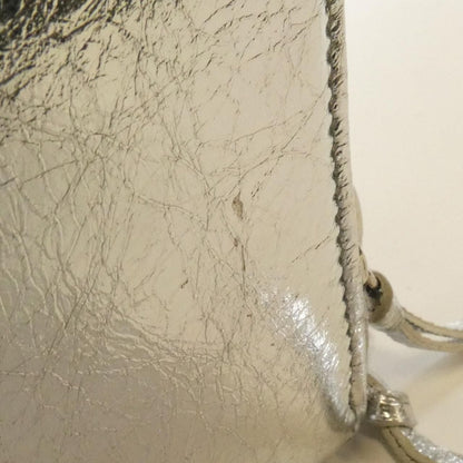 Balenciaga Paper Wallet Leather Silver — view 6