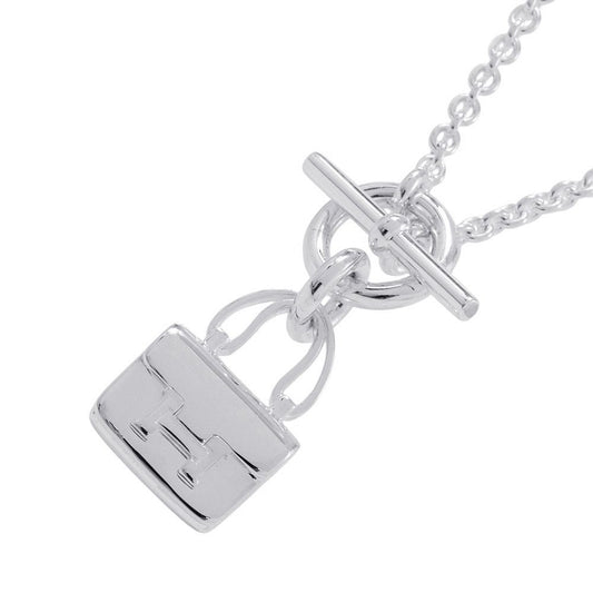 Hermes Necklace Amulet Constance Pendant Silver