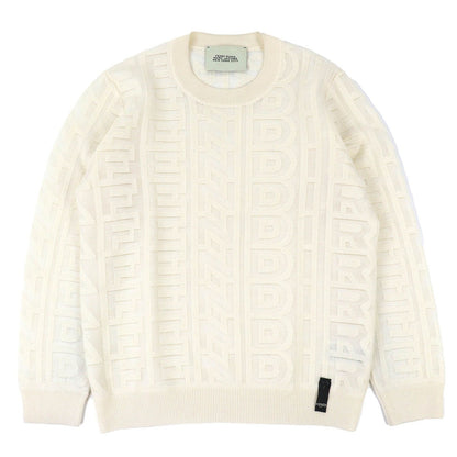 Fendi Ambx Wool Logo All Over Crew