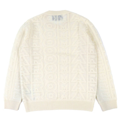 Fendi Ambx Wool Logo All Over Crew — view 2