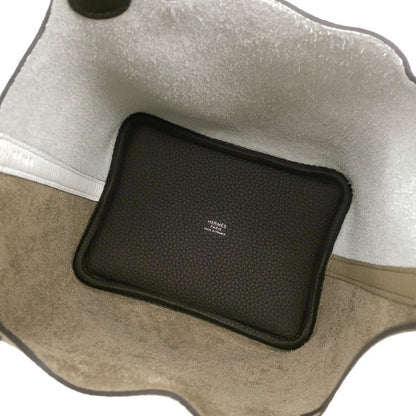 Hermes Handbag Picotin Lock PM Cazac 2 Taurillon Clemence Beige Marfa X New