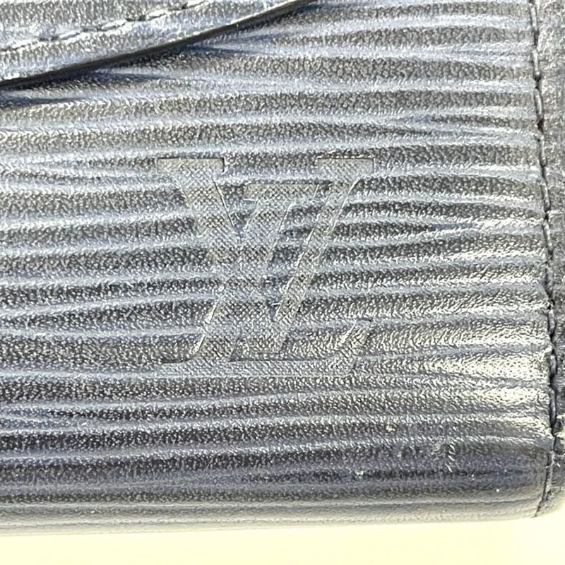 Louis Vuitton Epi Portefeuille Emilie Zipper Long Wallet M60854 Andigo-blue