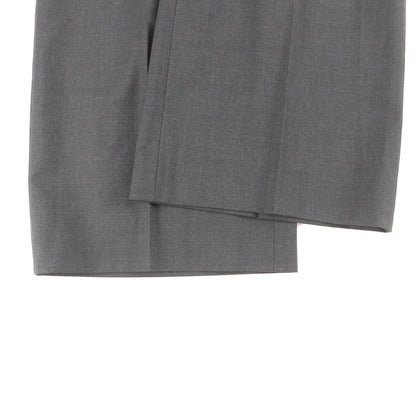 Prada 100% Virgin Wool Pleated Trousers Pants Charcoal Legre 36 — view 5