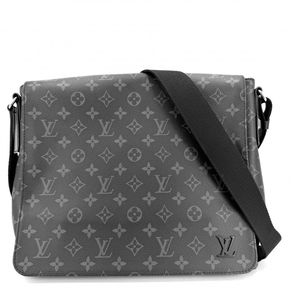 Louis Vuitton Shoulder Bag Monogram Eclipse District MM