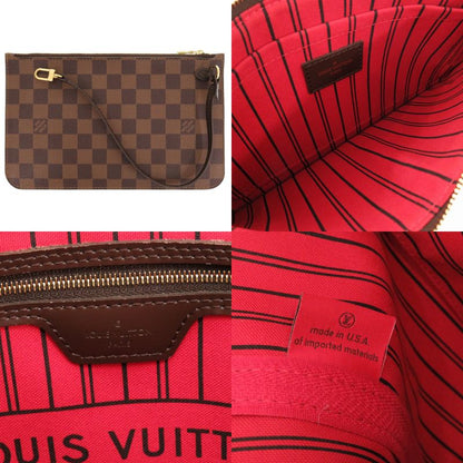 Louis Vuitton New Shape Neverfull MM Damier Threes N41358 Tote Bag LV 0156