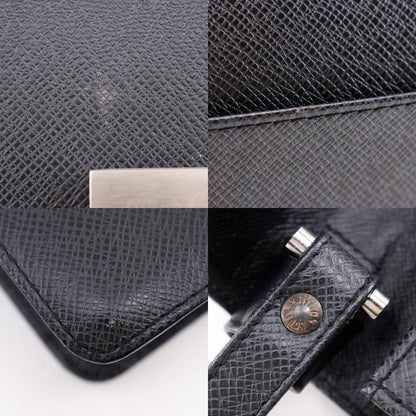 Louis Vuitton Selenga M30782 Taiga Ardoise Black Men's Second Bag