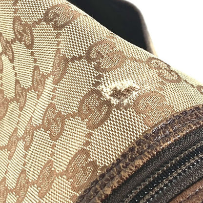 Gucci Shoulder Bag GG Mother's Bag 123326 GG Canvas/leather Beige