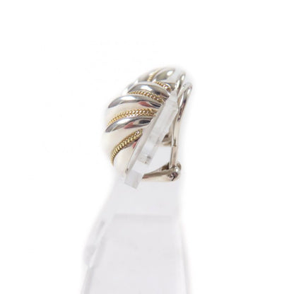 Tiffany & Co Vintage Twisted Rope Shell Dome Combination Earrings