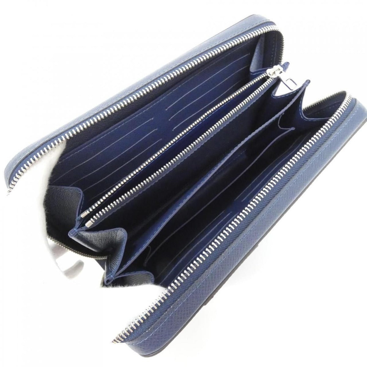 Louis Vuitton Taiga Zippy XL Wallet Ocean — view 9