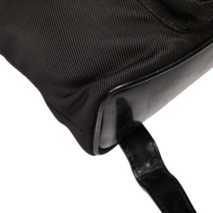 Gucci Bamboo Mini Backpack 00319980030 Black Nylon Leather Women's Gucci