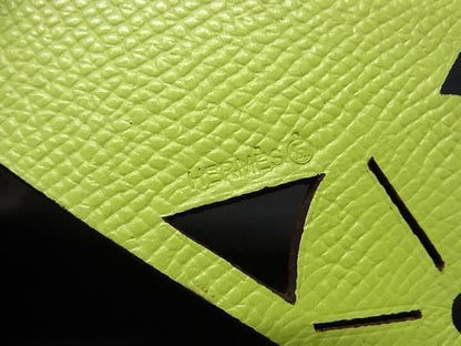 Hermes Petite Ash Togo And Vaux Epson Key Holder Charm Blue And Green