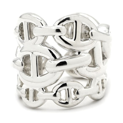 Hermes Ring Chaine D'ancre Anchene GM Silver 925 Silver #46 (Jp6) Accessories