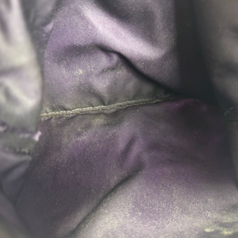 Prada Mini Shoulder Bag Pochette Triangle Logo Purple Tessuto Nylon