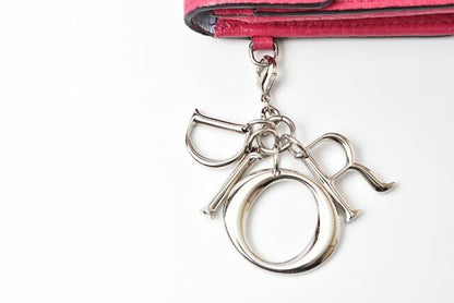 Christian Dior Wallet Christian Dior Long Wallet Diorissimo Bicolor Rose Pink