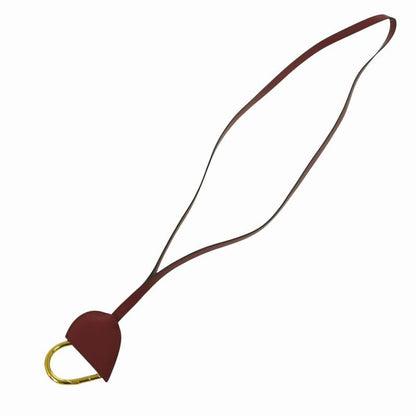 Hermes Eau Coeur Du Faubourg Swift Rouge Grenat Necklace Key Holder 1623