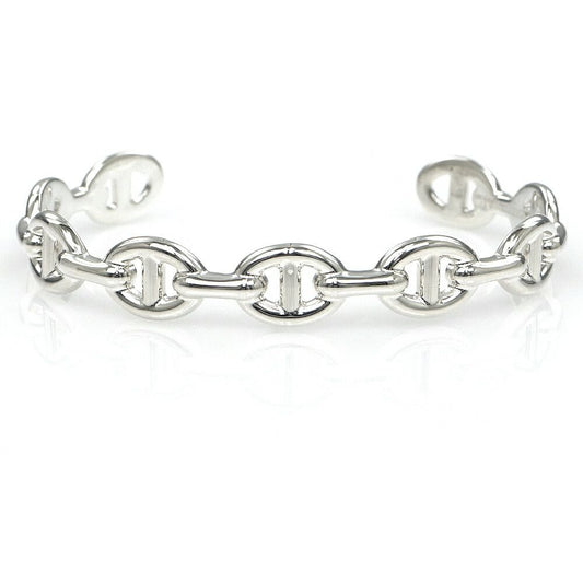Hermes Bangle Chaine D'ancre Enchainee ST Silver Bracelet