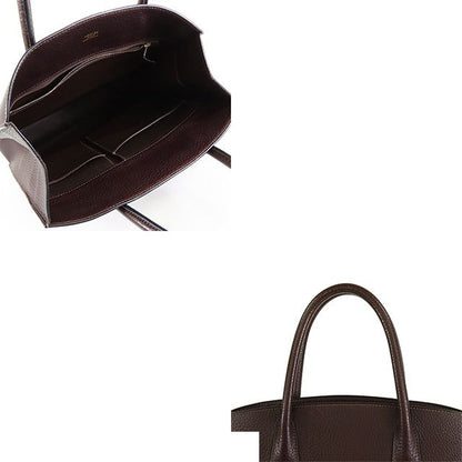 Hermes Whitebus Up Chocolat Gold Fjord Tote Bag — view 4