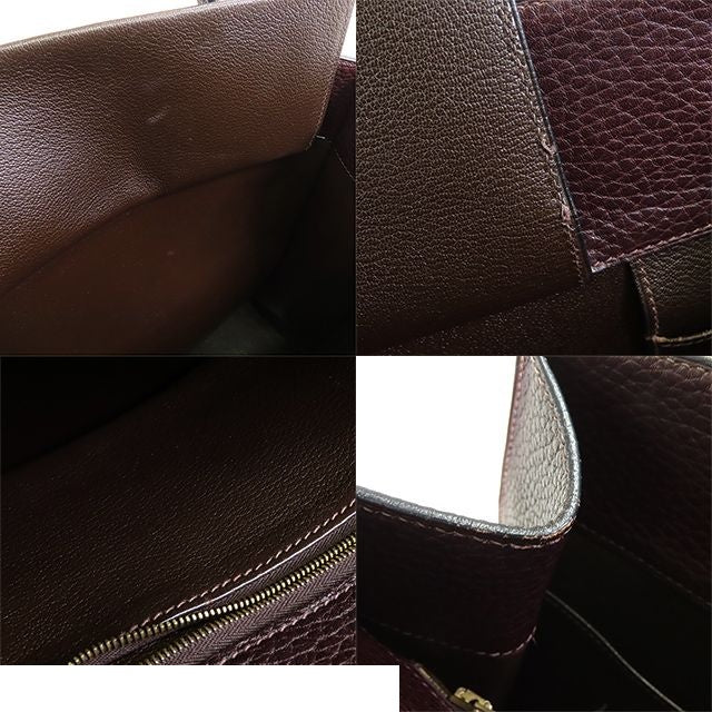 Hermes Whitebus Up Chocolat Gold Fjord Tote Bag — view 7