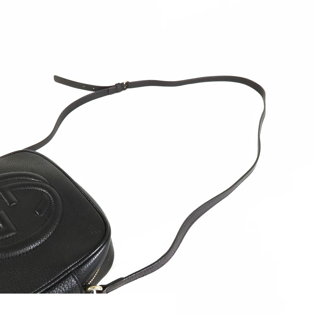 Gucci Soho Small Disco Black Leather Fringe Shoulder Bag — view 4