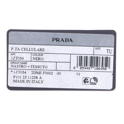 Prada 1zt054 Nylon Re-nylon Triangle Logo Neck Strap Phone Holder Cell Phone