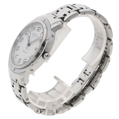Hermes Cp2810 Clipper Classic Watch SS Men's