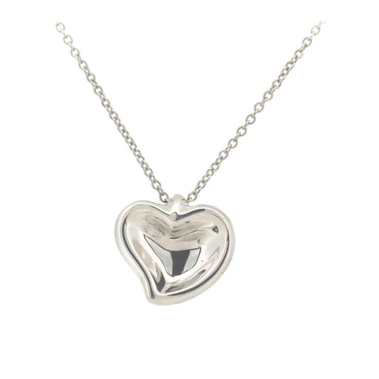 Tiffany & Co Full Heart Necklace SV 925