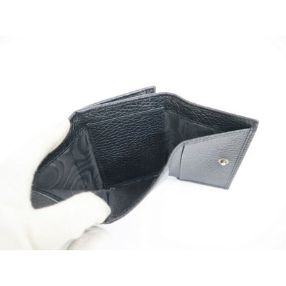 Gucci Trifold Wallet Black Leather — view 5