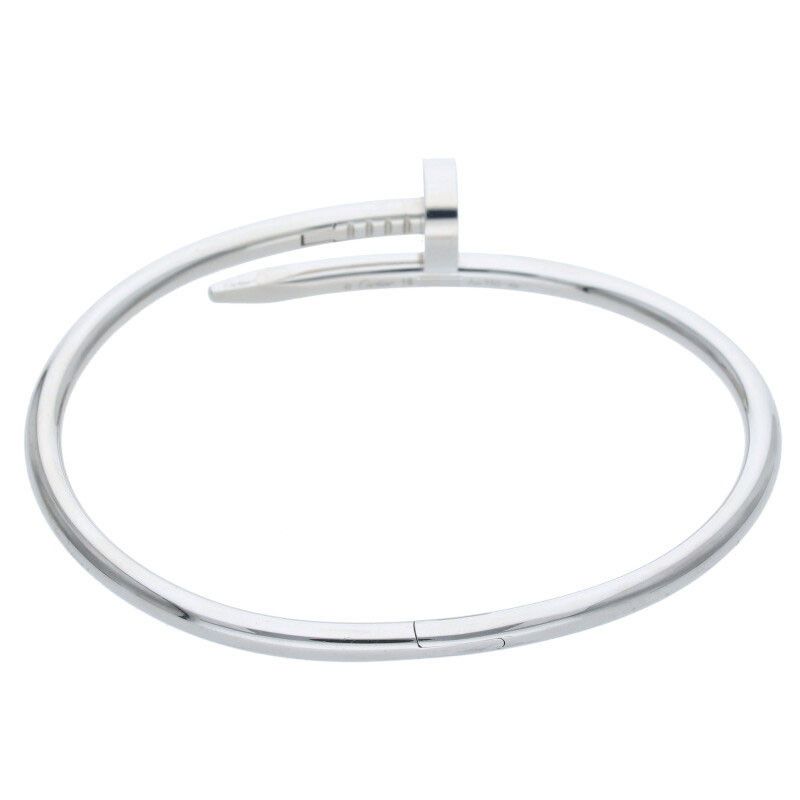 Cartier New Shape Juste UN CLOU Bracelet 18kwgbracelet Mens 18