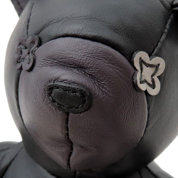 Louis Vuitton Plush Toy Flash Deux Louis Leather Monogram Eclipse Canvas Black