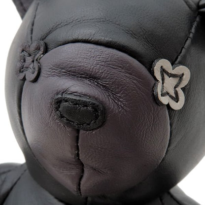 Louis Vuitton Plush Toy Flash Deux Louis Leather Monogram Eclipse Canvas Black