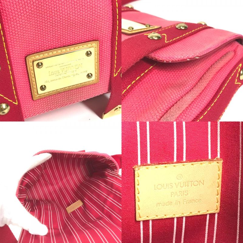 Louis Vuitton Shoulder Bag Sac Mule M40071 Canvas Pink