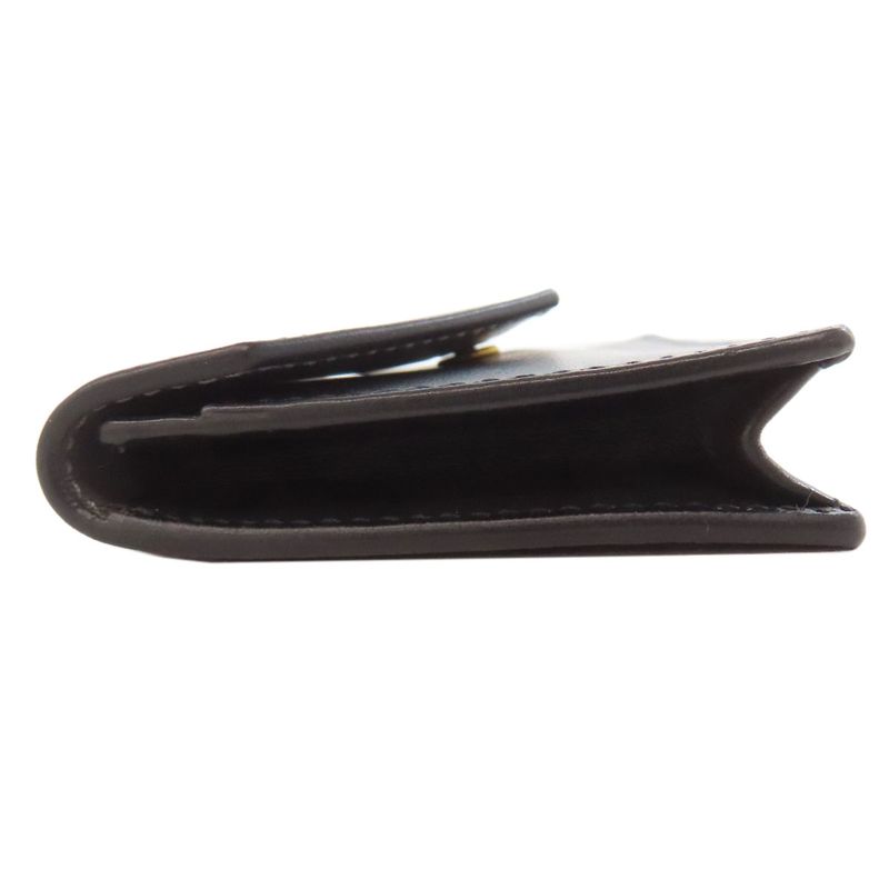 Balenciaga 750324 Envelope Business Card Holder Card Case Leather Women