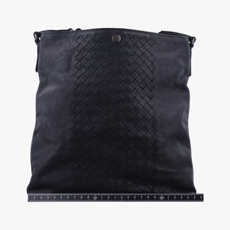 Bottega Veneta Intrecciato Black Lambskin B03396322z
