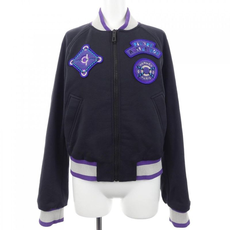 Hermes Figure Artistique Varsity Embroide 3 H4208 dd Blouson Jacket