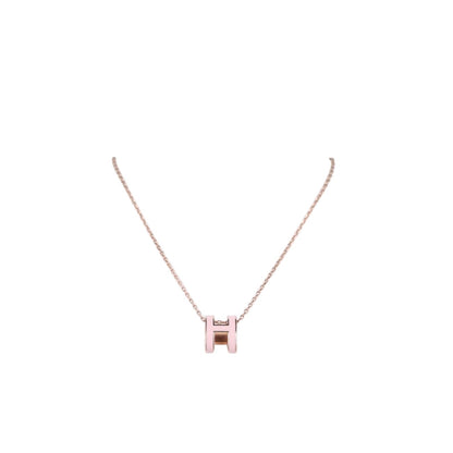 Hermes Pop Gold Pink Necklace — view 2