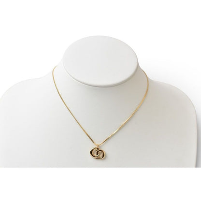 Christian Dior Necklace Vintage CD Logo Motif — view 2