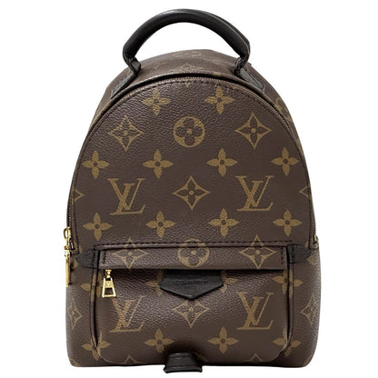 Louis Vuitton Monogram Backpack Palm Spring Mini Brown Black Compact