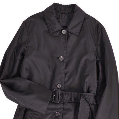Prada Coat Belted Long Nylon Padded — view 2