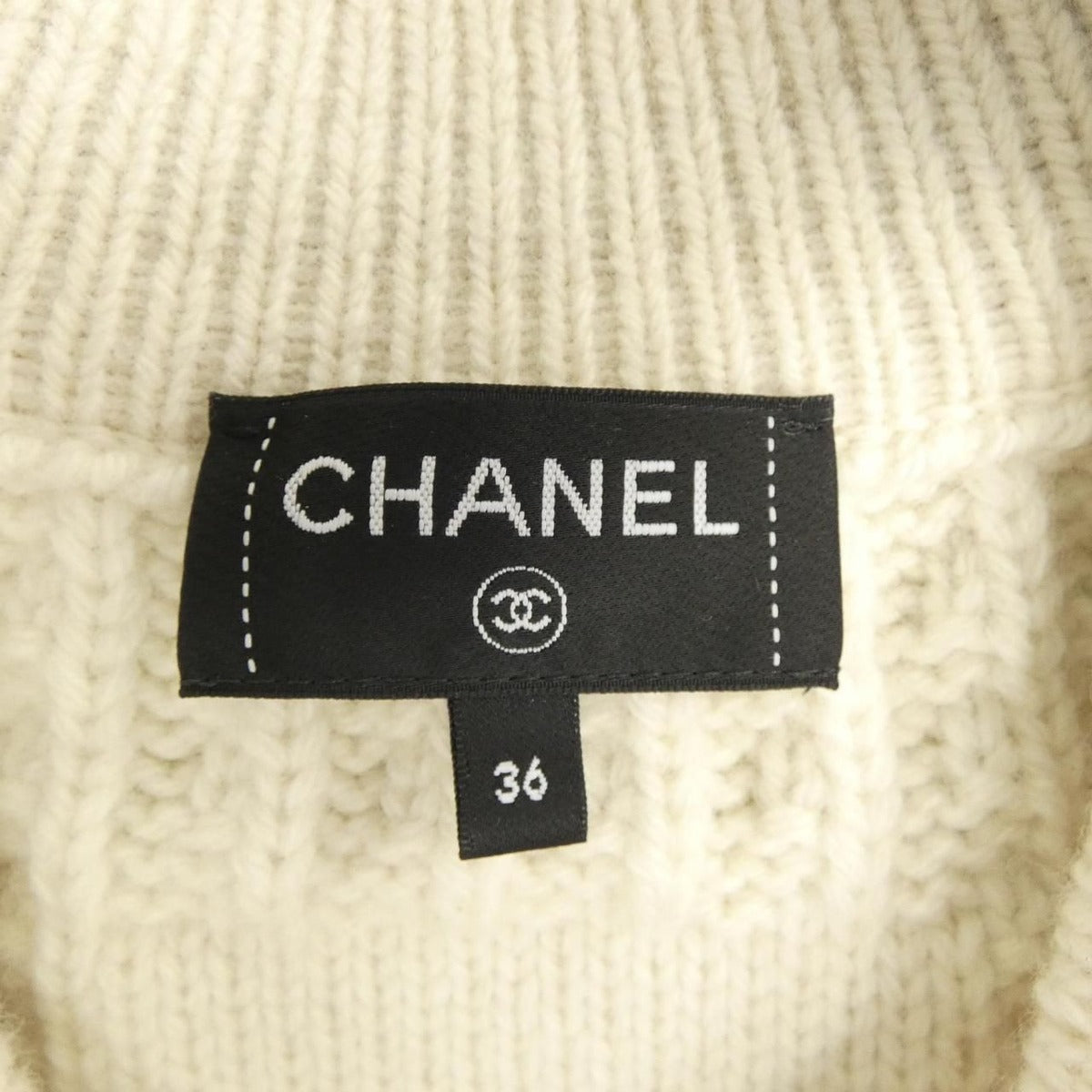 Chanel Coco Neige Knit Top White Translucency — view 5