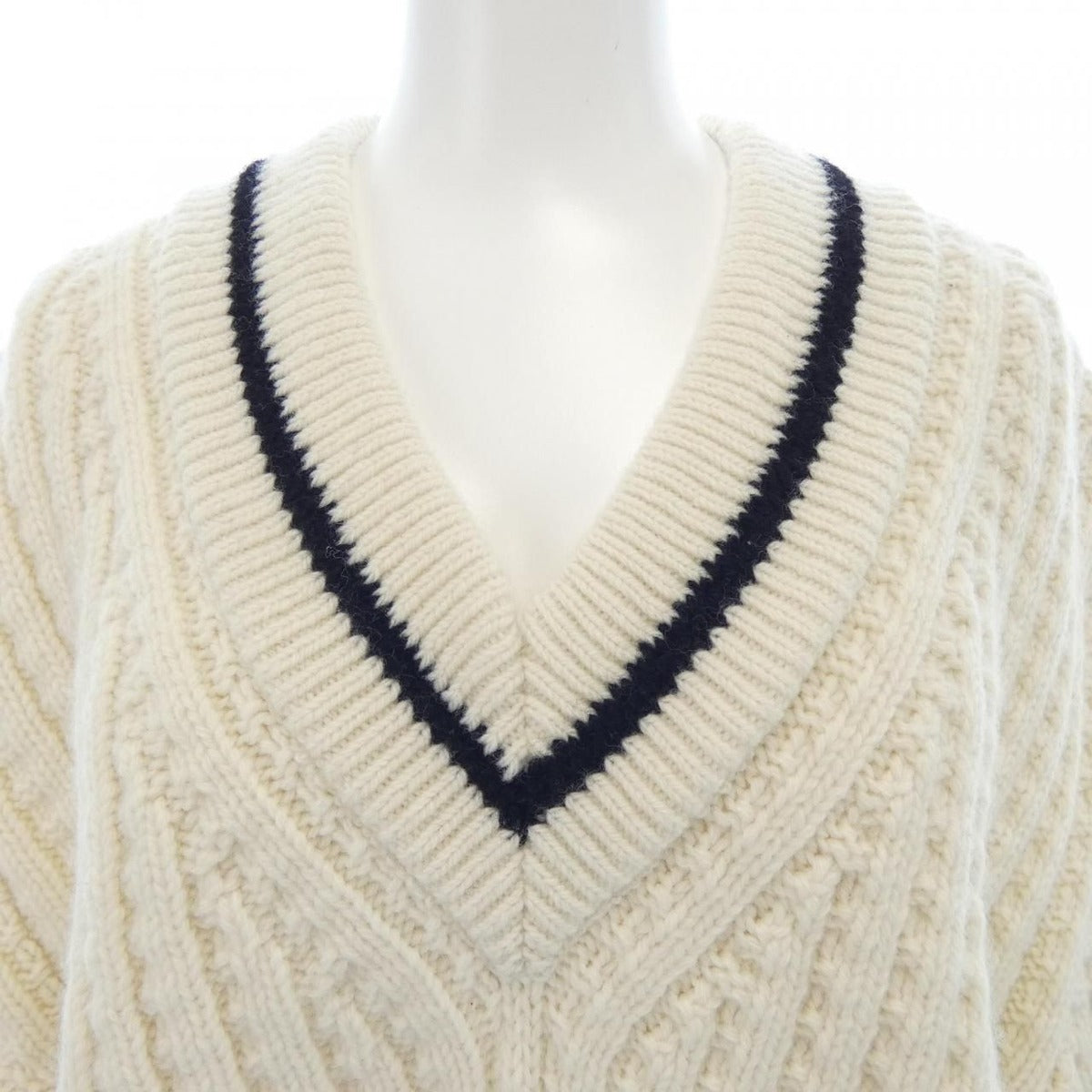 Chanel Coco Neige Knit Top White Translucency — view 6
