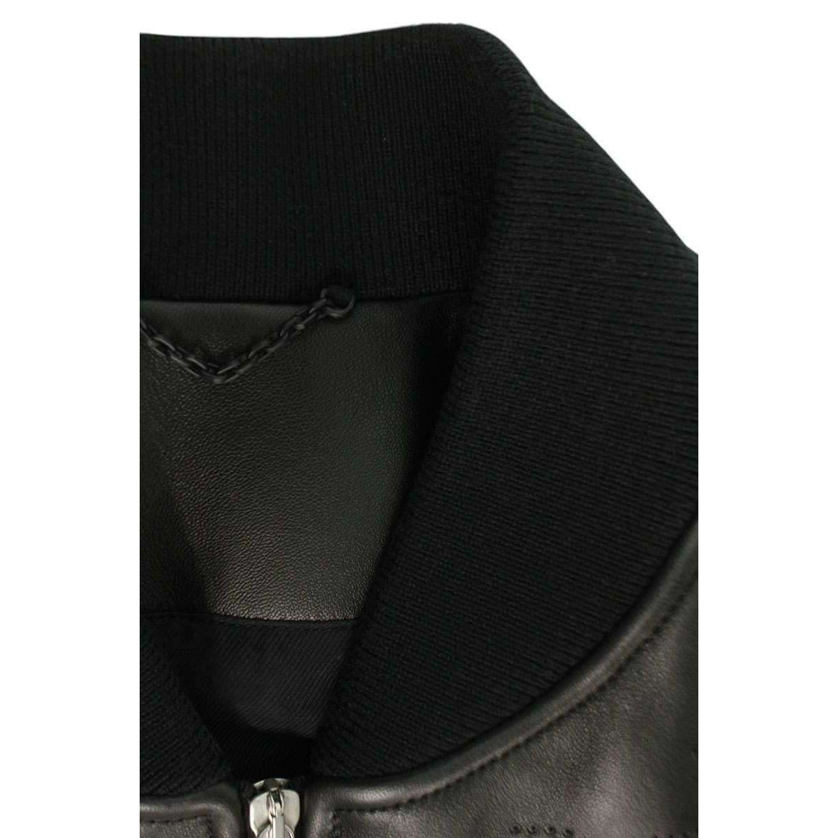 Louis Vuitton Tv8 Monogram Leather Mixed Track Jacket 50 — view 3