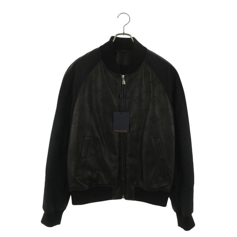 Louis Vuitton Tv8 Monogram Leather Mixed Track Jacket 50