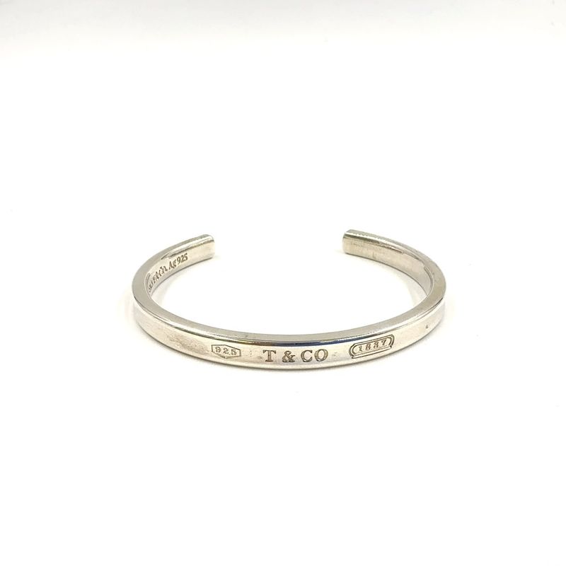 Tiffany & Co 1837 Narrow Cuff Ag925 Silver Bangle